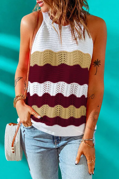 Colorblock Tank Top
