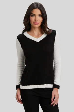 Colorblock V-neck - FINAL SALE