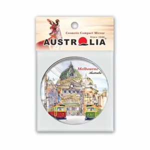 Compact Mirror Melbourne Circle Shaped