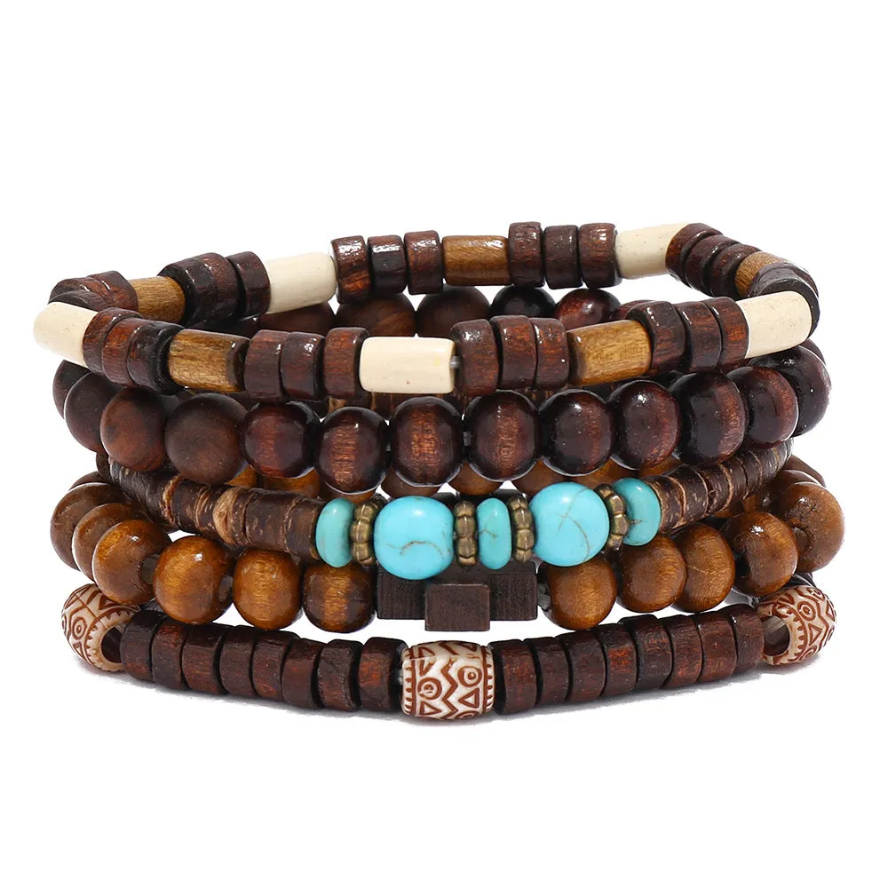 Conjunto de 5 Pulseiras Retro