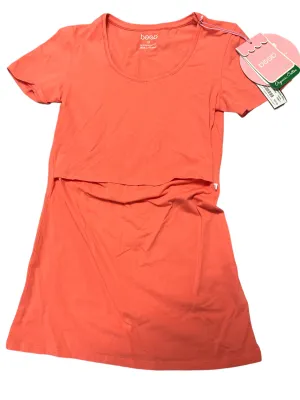 Coral nursing tee XS