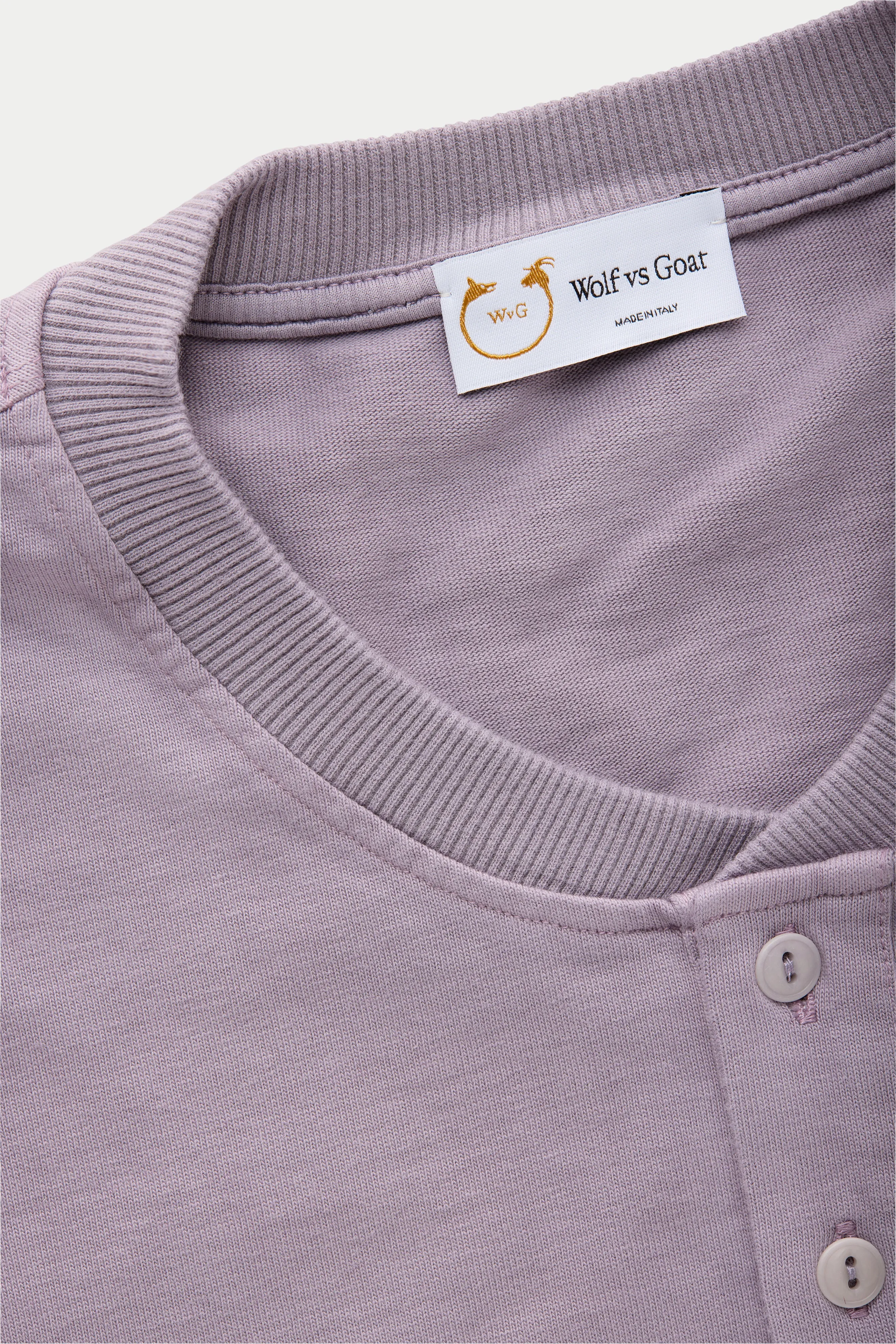 Cotton Short Sleeve Henley Fulvia 4 Color Option