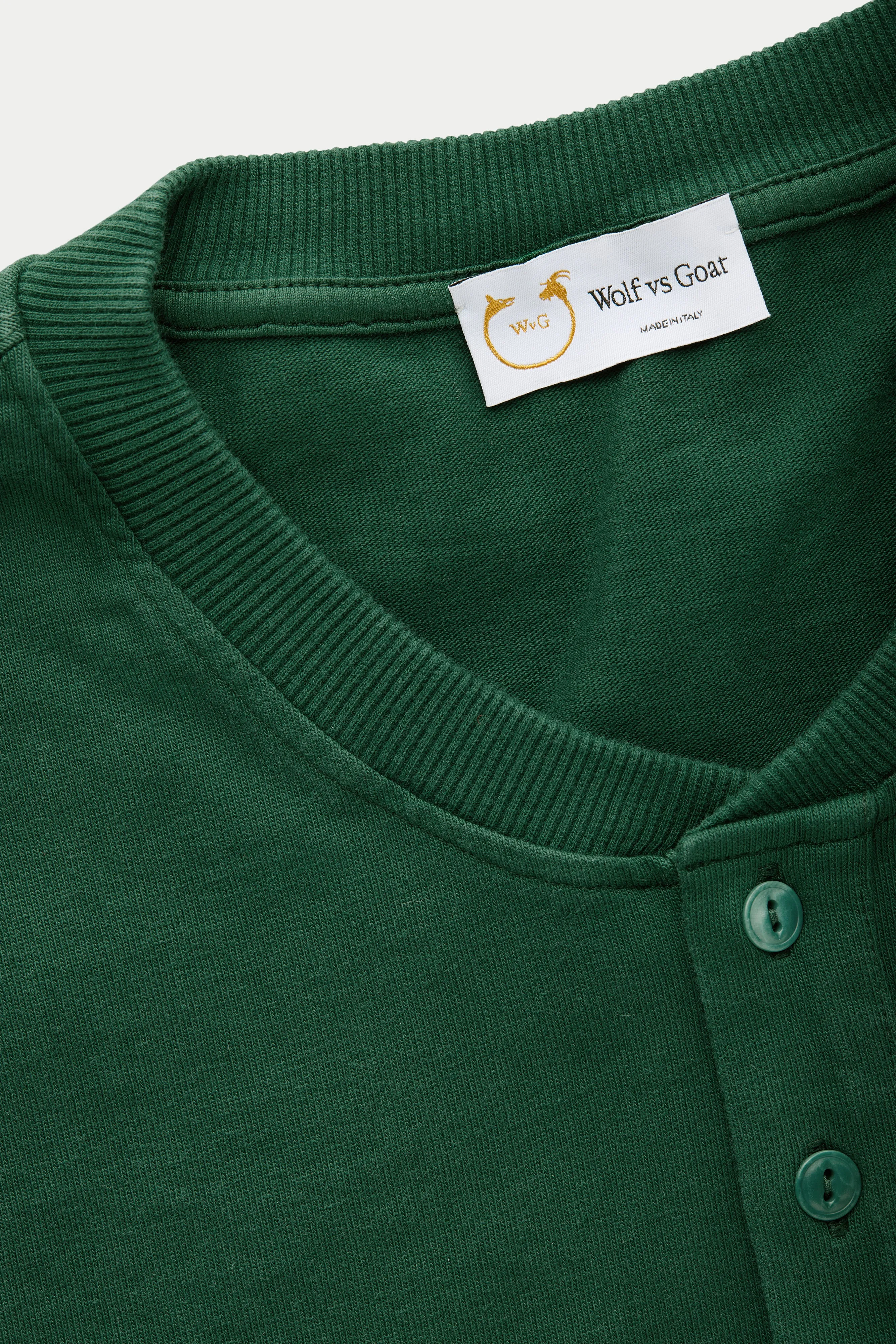 Cotton Short Sleeve Henley Fulvia 4 Color Option