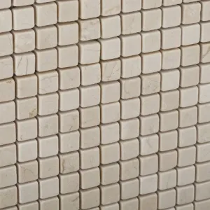 Crema Marfil Marble 5/8 X 5/8 Polished Mosaic Tile - Lot of 50 sq. ft.