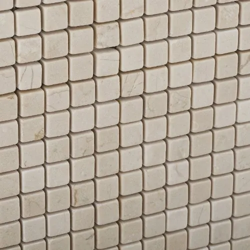 Crema Marfil Marble 5/8 X 5/8 Polished Mosaic Tile - Lot of 50 sq. ft.
