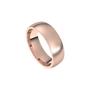 Custom Men's Rose Gold Brushed Band
