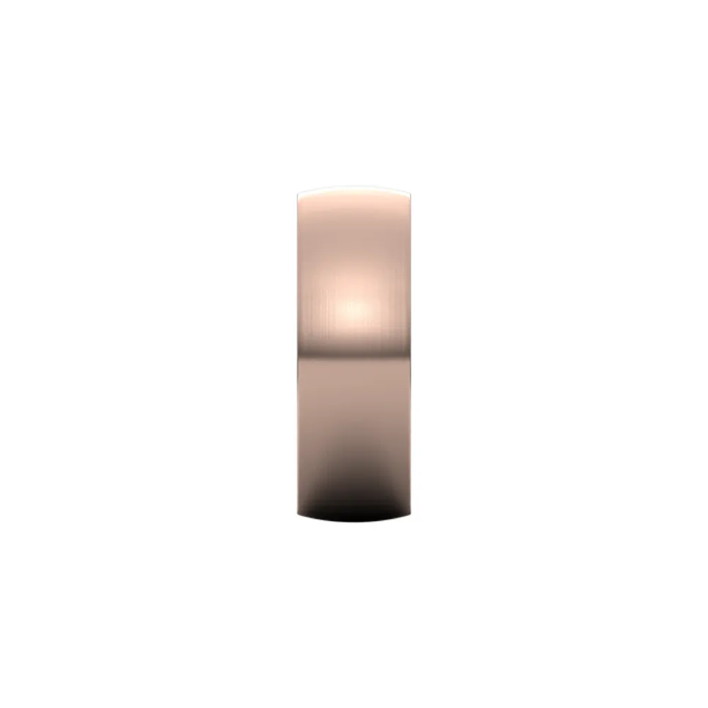 Custom Men's Rose Gold Brushed Band