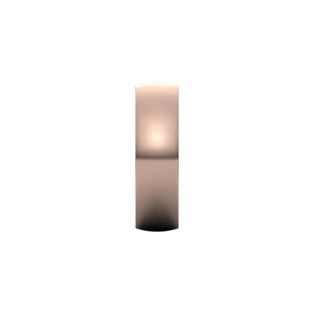 Custom Men's Rose Gold Brushed Band