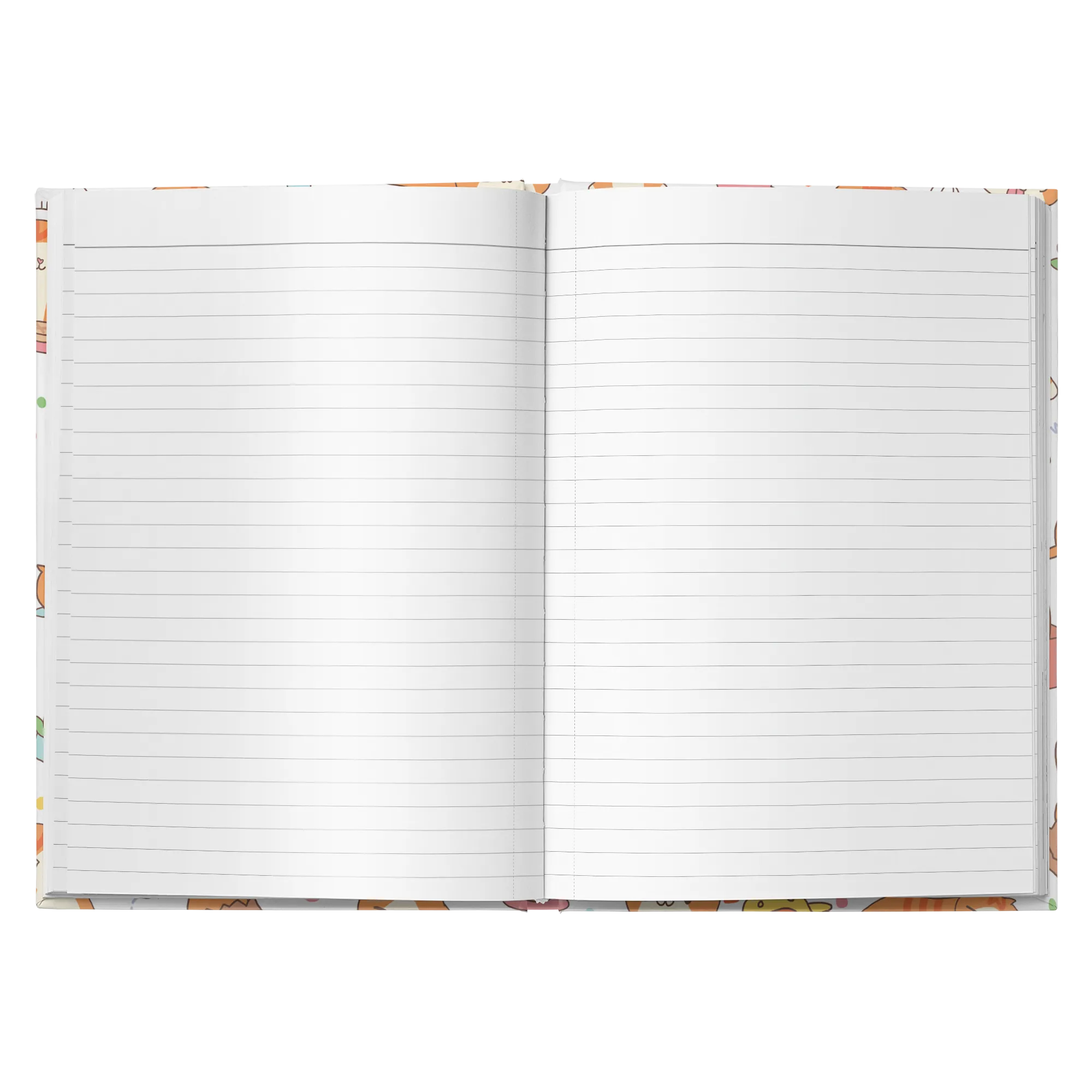 Cute Waffles Hardcover Notebook