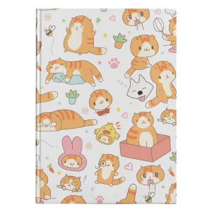 Cute Waffles Hardcover Notebook