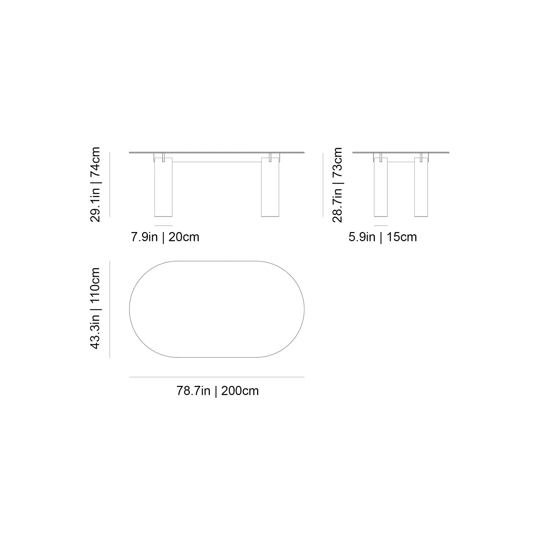 Daen 34 - Oval Table