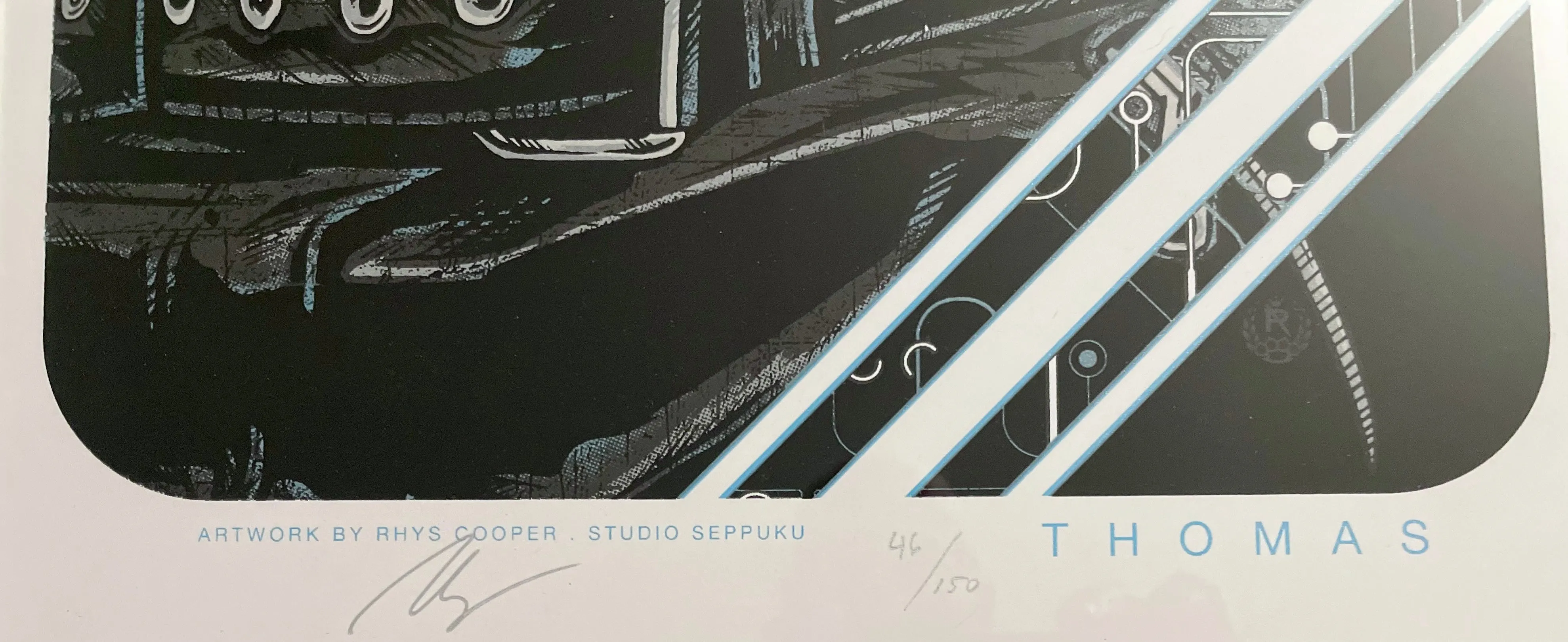 Daft Punk 'Guy & Thomas 2-Print Set' (Framed)
