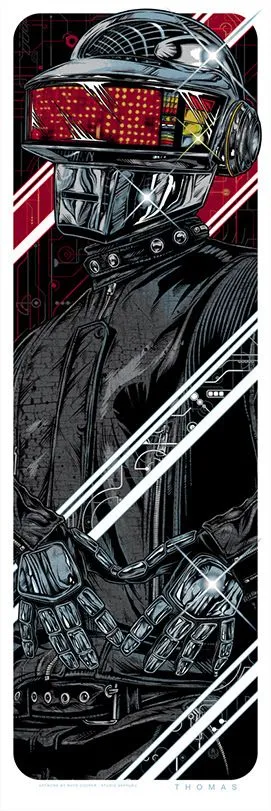 Daft Punk 'Guy & Thomas 2-Print Set' (Framed)