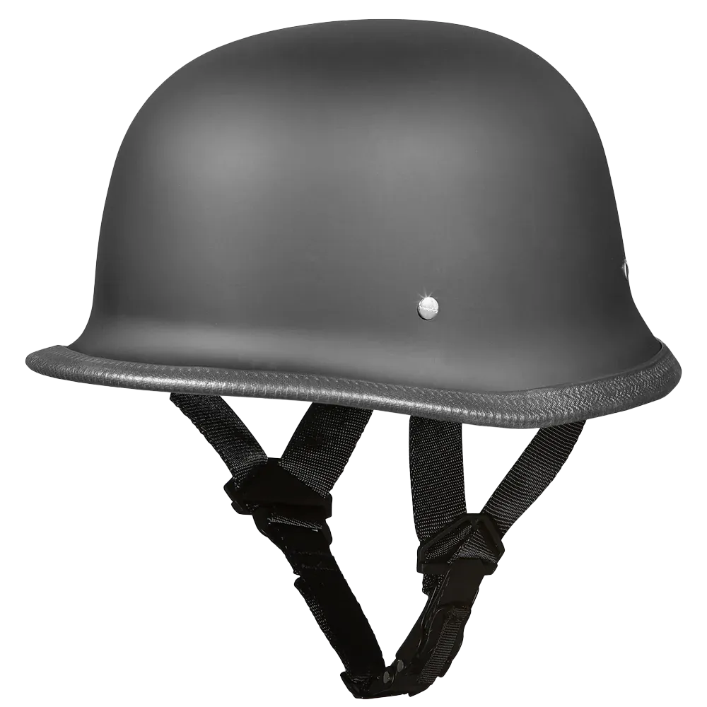 Daytona German Helmet in Dull Black