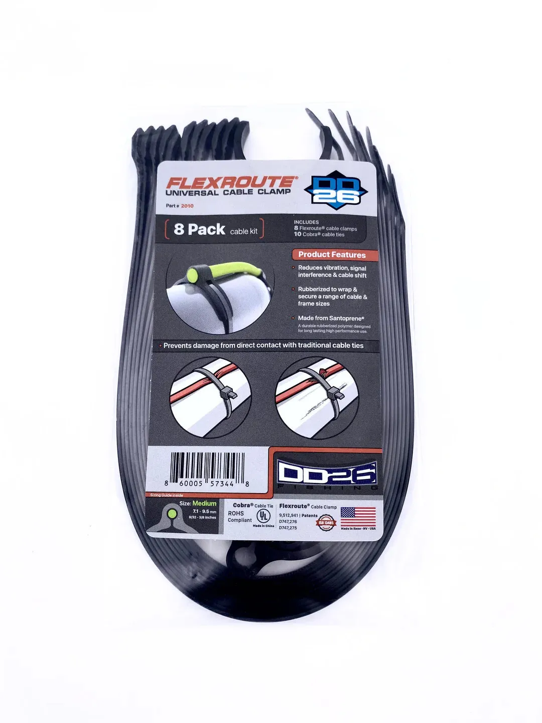 DD26 FlexRoute Cable Clamp Kit