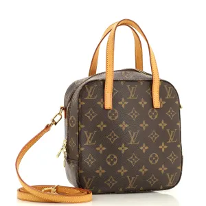 Designer Spontini Handbag Monogram Canvas