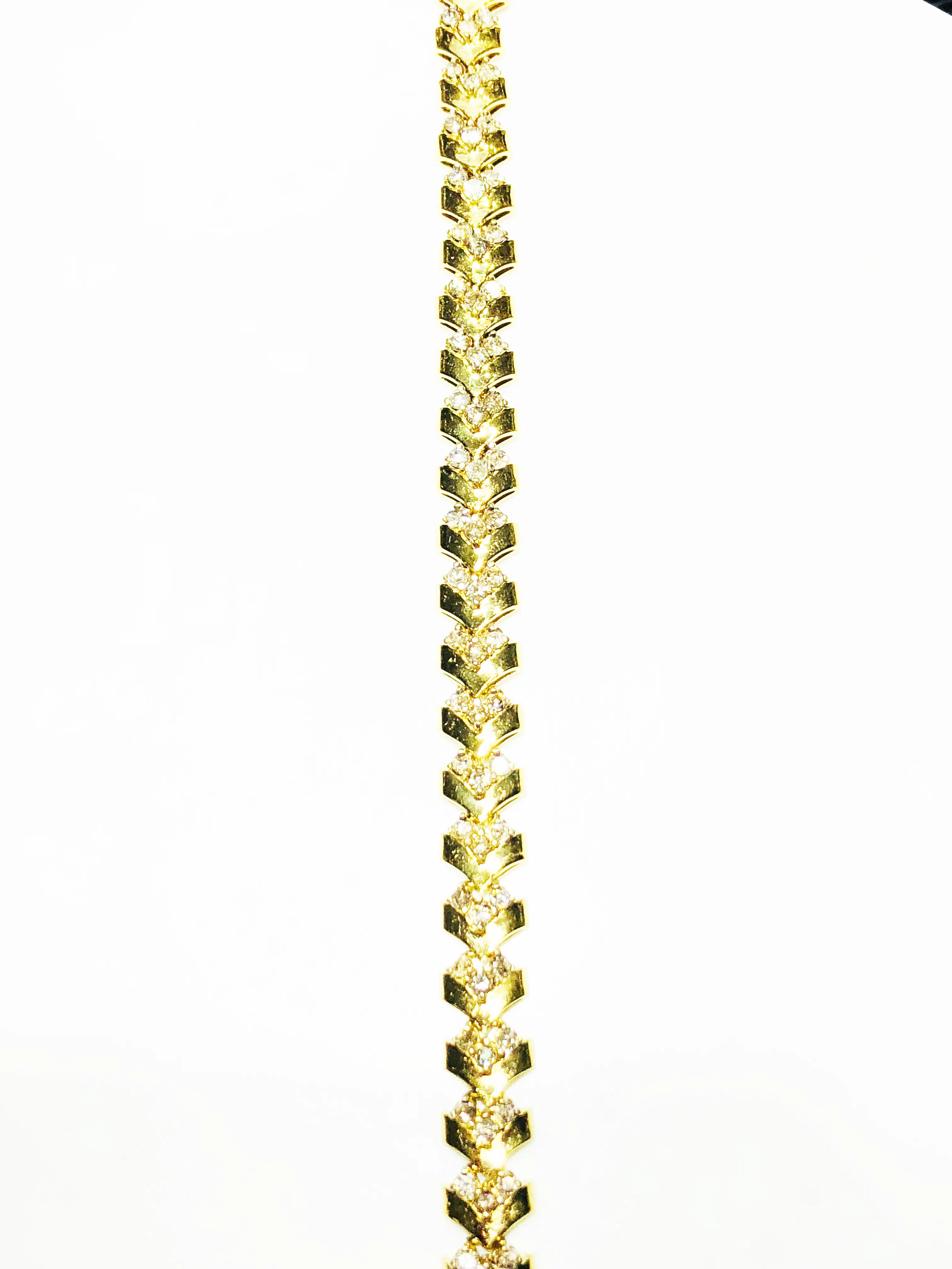 Diamond Tennis Bracelet (Franco Link) (14K)