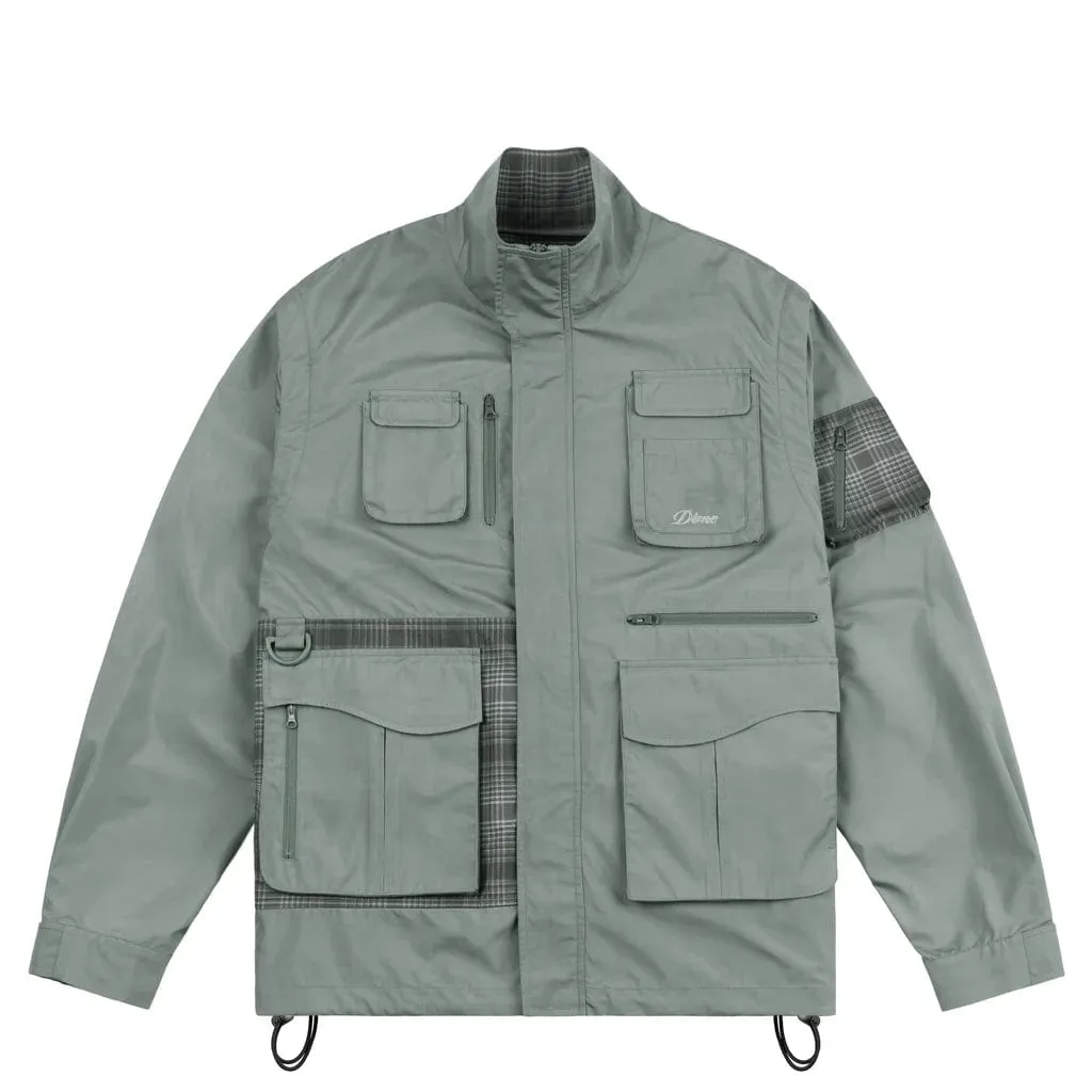 Dime MTL Fishing Zip Off Jacket Olive