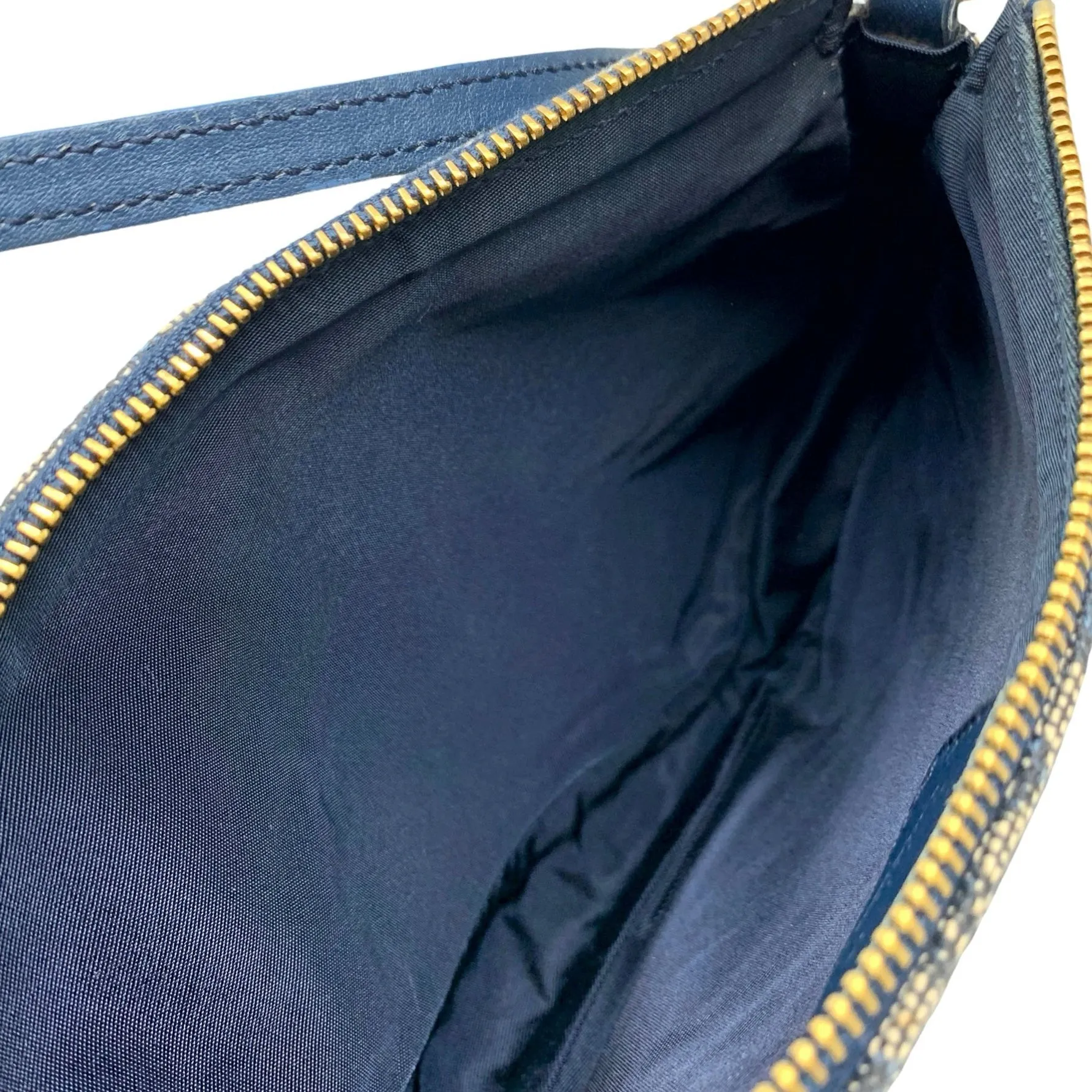 Dior Navy Mini Saddle Bag