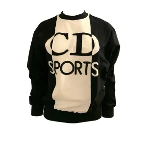Dior Sports Black Colorblock Sweatshirt