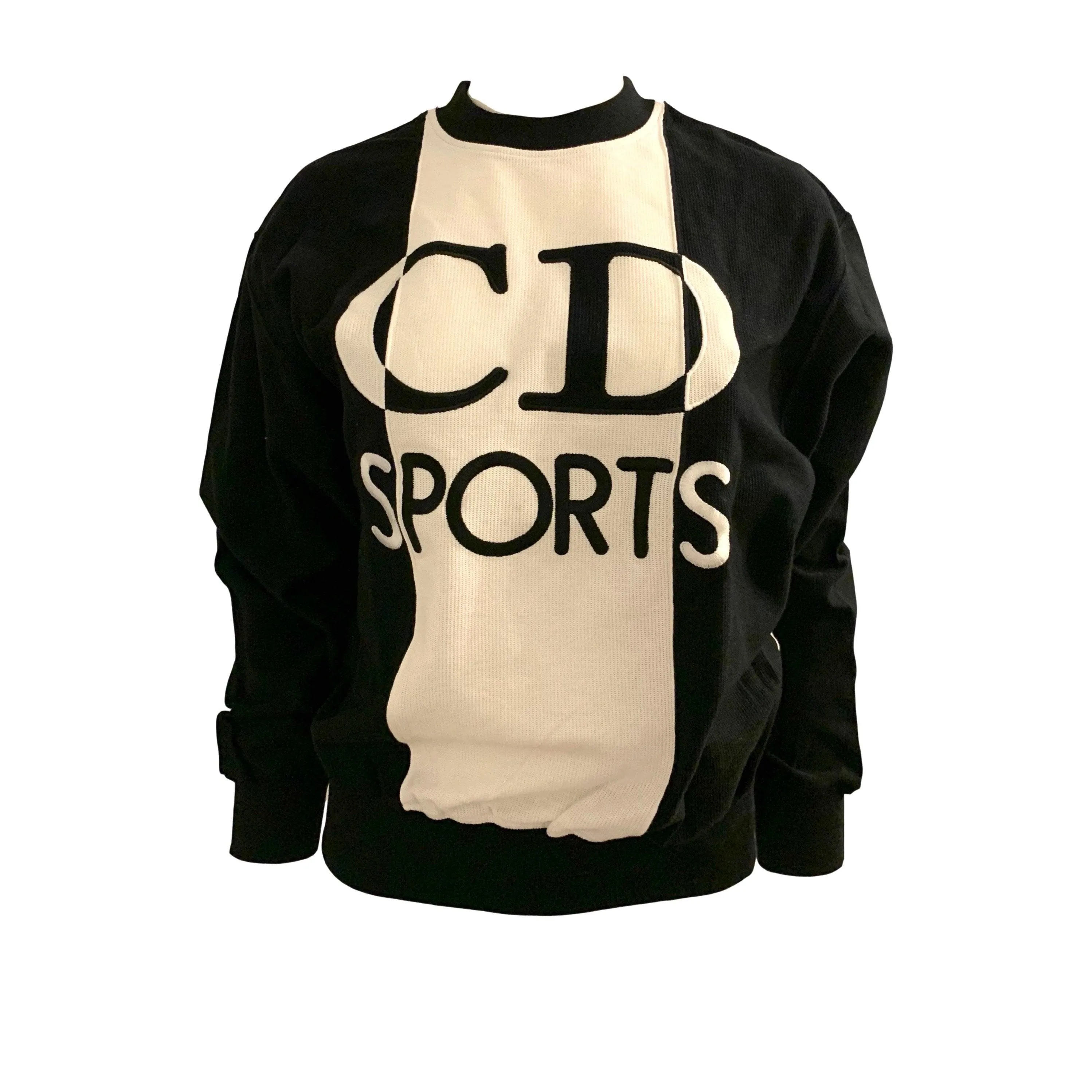 Dior Sports Black Colorblock Sweatshirt