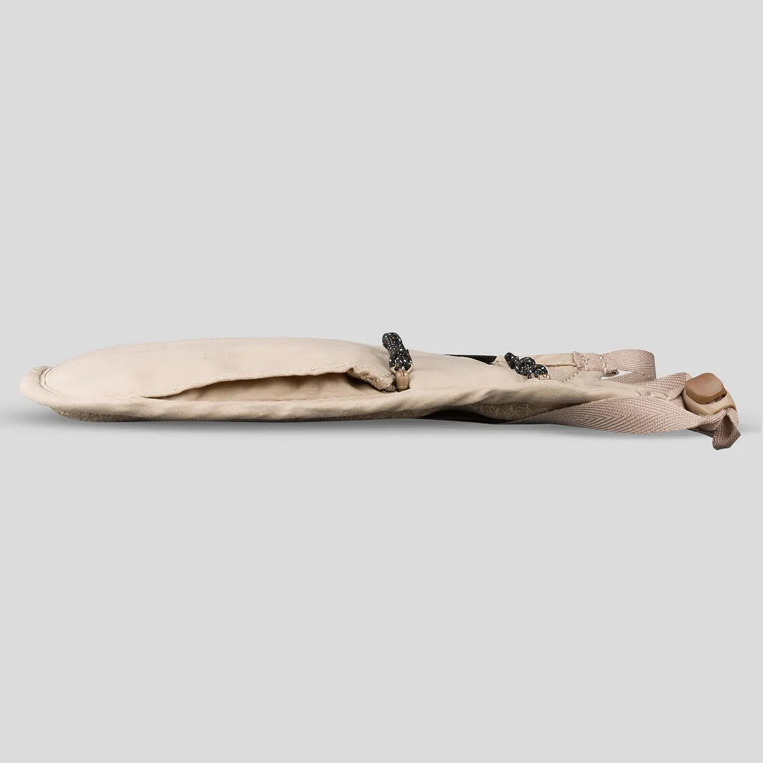 Discreet Travel Neck Pouch - Beige