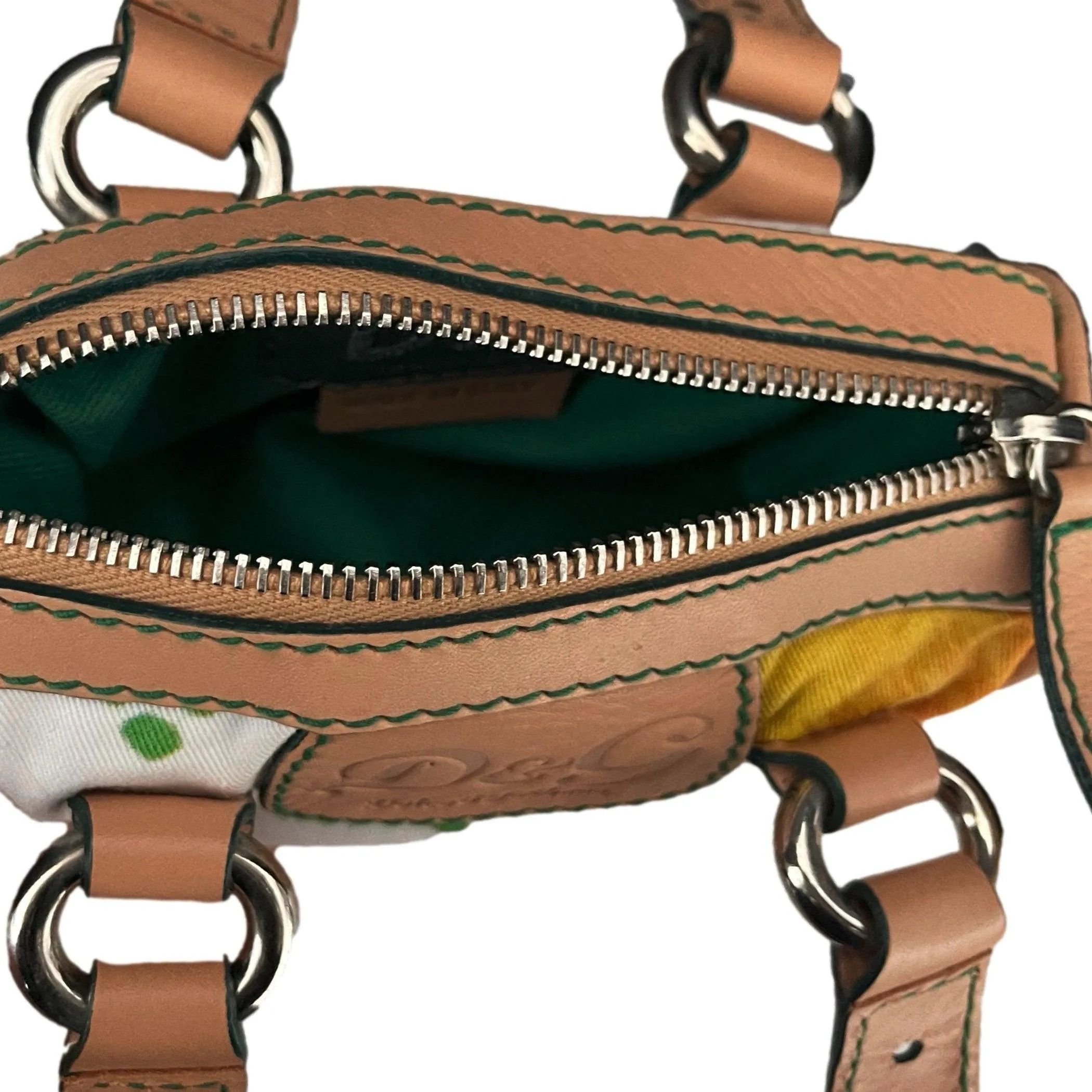 Dolce & Gabbana Sunflower Canvas Micro Bag