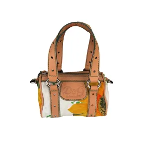 Dolce & Gabbana Sunflower Canvas Micro Bag