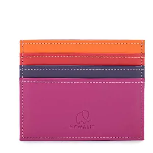 Double Sided Credit Card Holder in Sangria