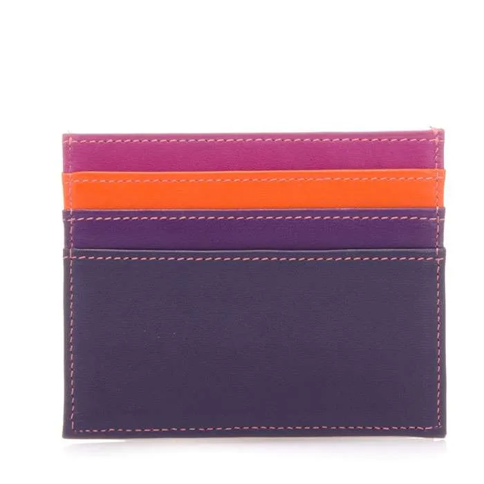 Double Sided Credit Card Holder in Sangria