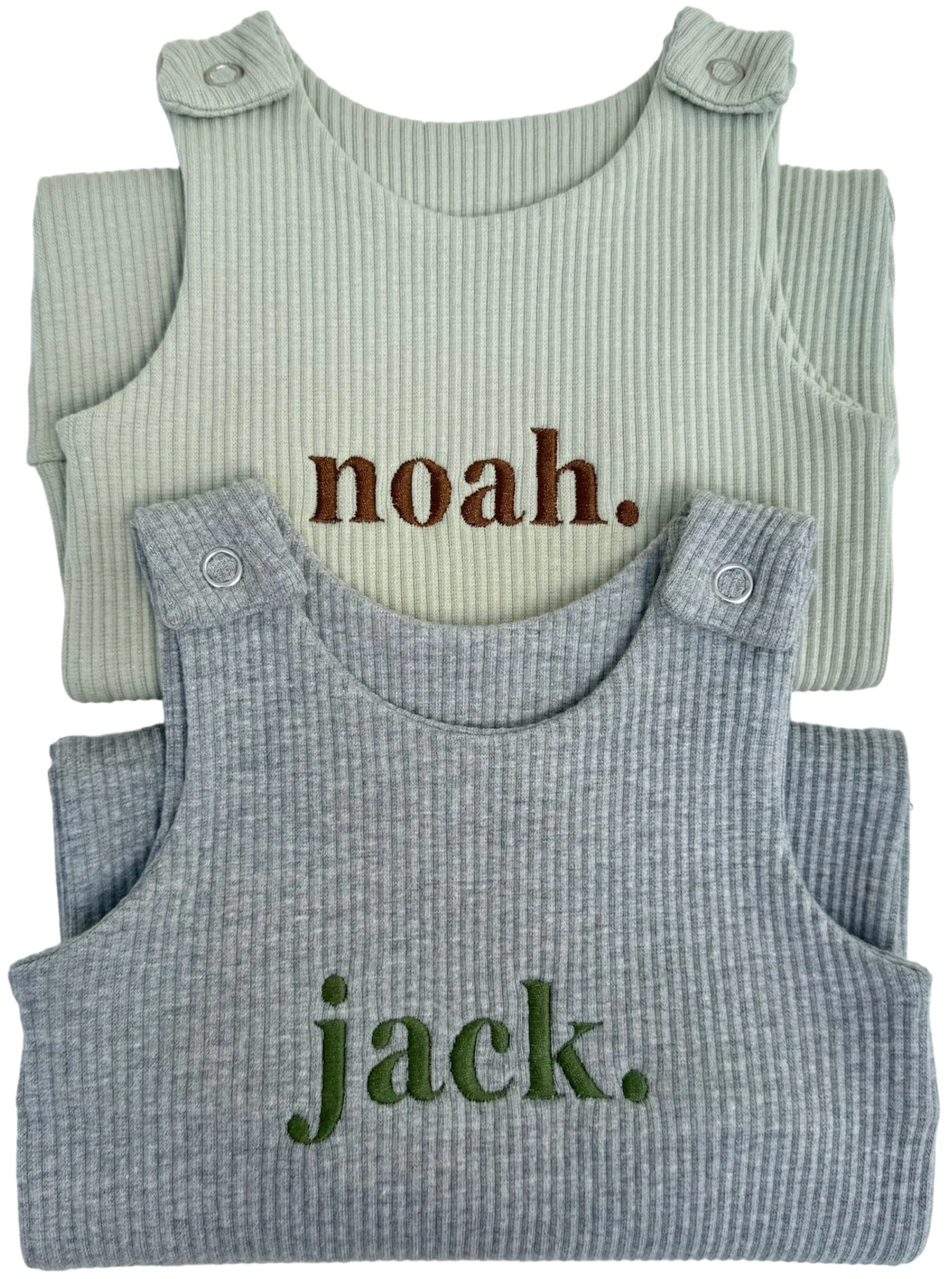Dove Grey Dungarees