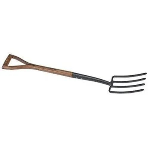 Draper 14304 Carbon Steel Border Garden Fork With Ash Handle Dr-14304