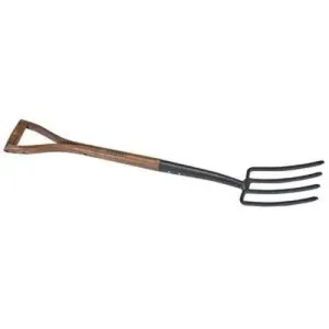 Draper 14304 Carbon Steel Border Garden Fork With Ash Handle Dr-14304