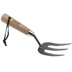 Draper 14314 Heavy Duty Weeding Fork Hand Carbon Steel - Ash Handle
