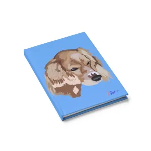 Droopy light blue Journal - Ruled Line