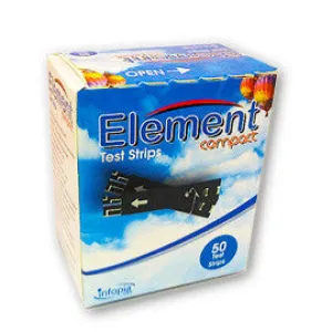Element Compact Glucose Test Strips - 50ct.