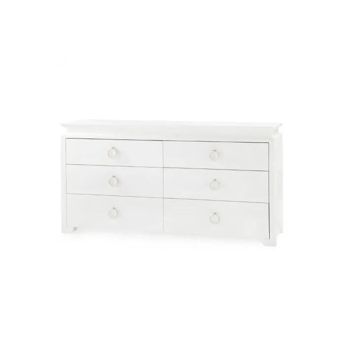 Elina Extra Large 6 Drawer Dresser