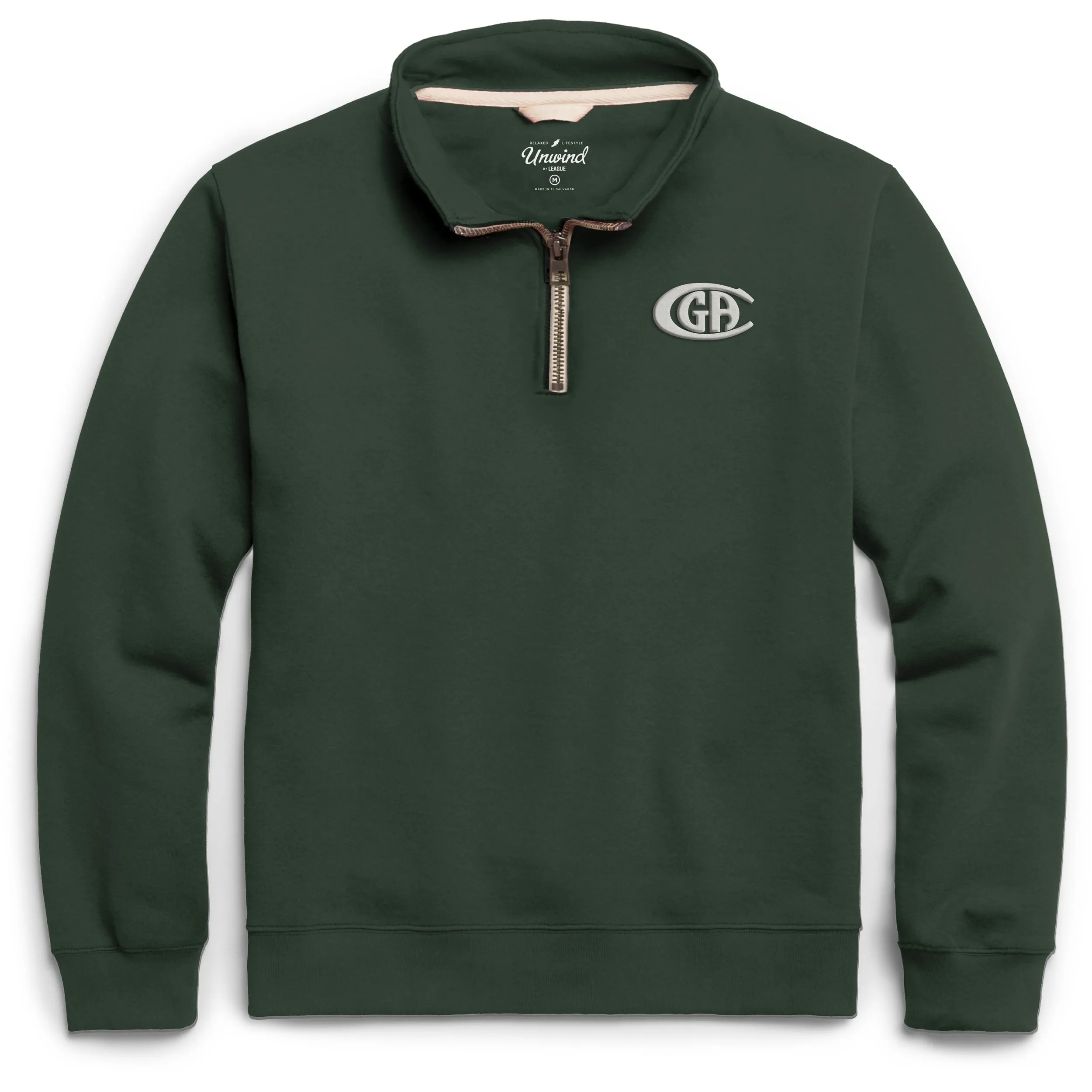 Essential Fleece 1/4 Zip - Hunter Green