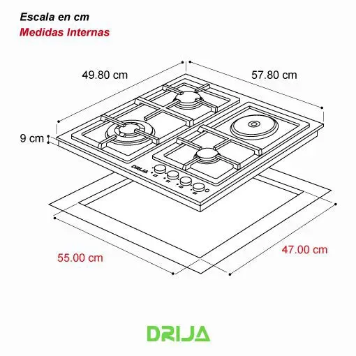 Estufa Dual Verona 60