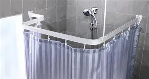 Euroshowers Bendi Curtain Track White