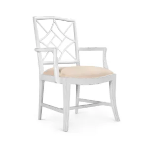Evelyn Armchair / Distressed Eggshell White