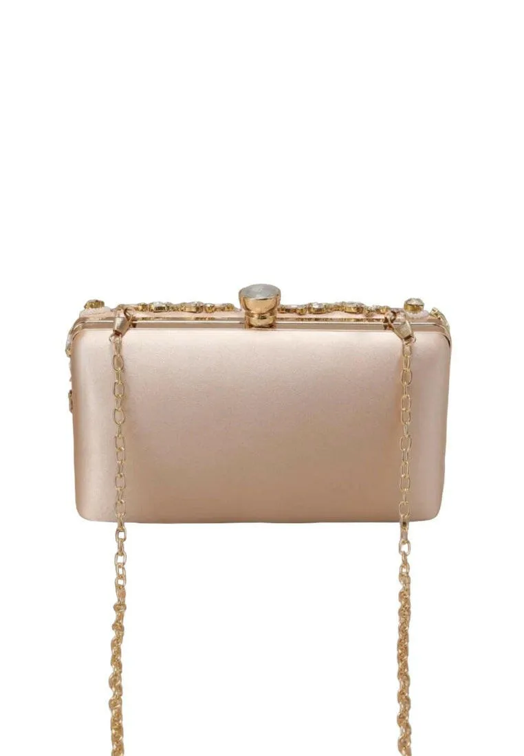 Exquisite Mini Rhinestone Decor Evening Clutch Bag