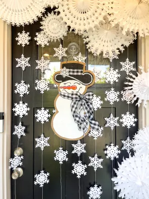 Extra Small Sassy Snowgal in Black and White Buffalo Check