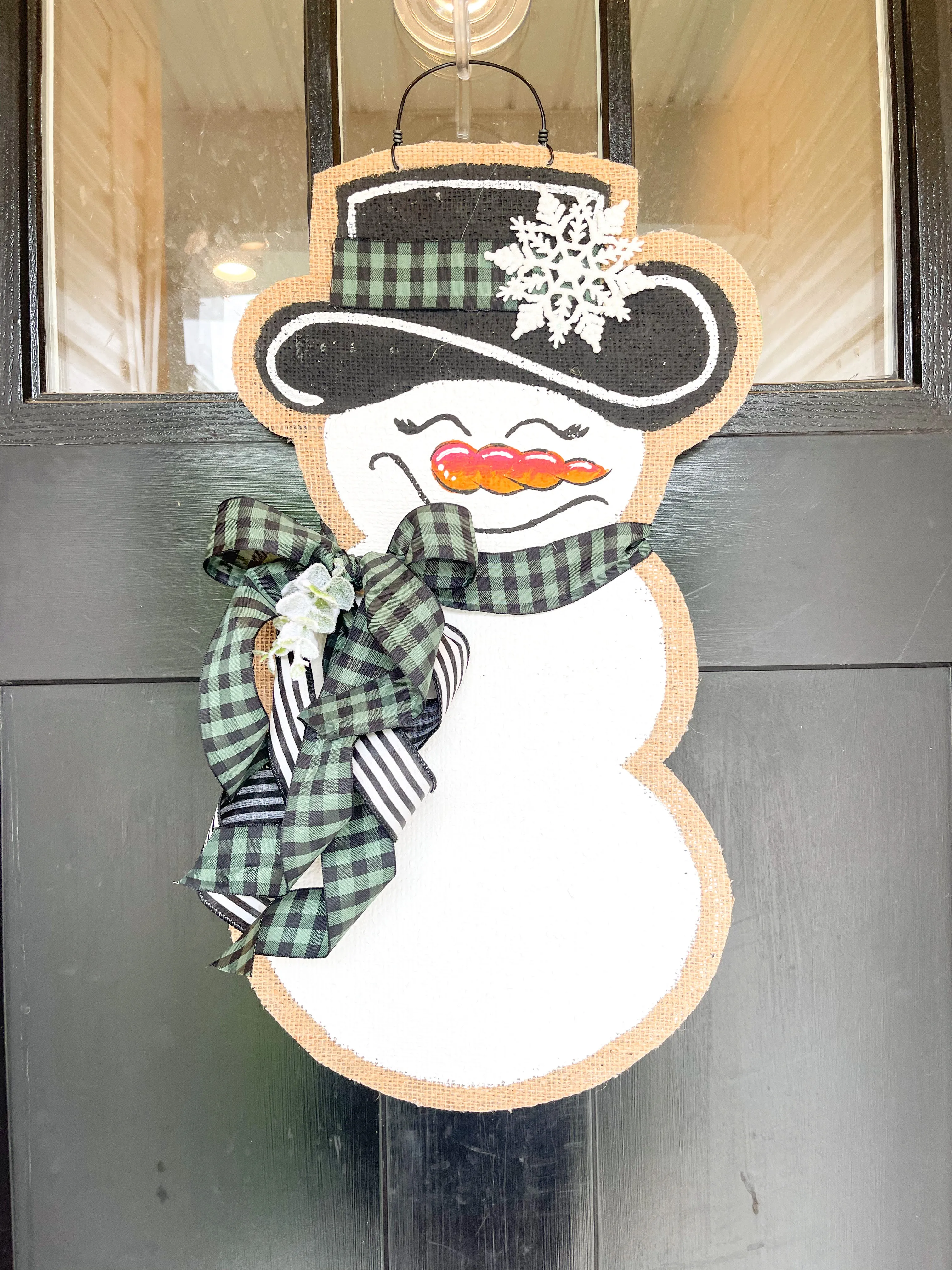 Extra Small Sassy Snowgal in Farmhouse Green/Black