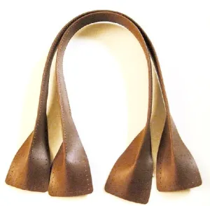 Faux Leather 16" Brown Purse Handles