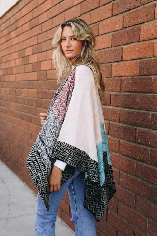 FIESTA OMBRE PONCHO