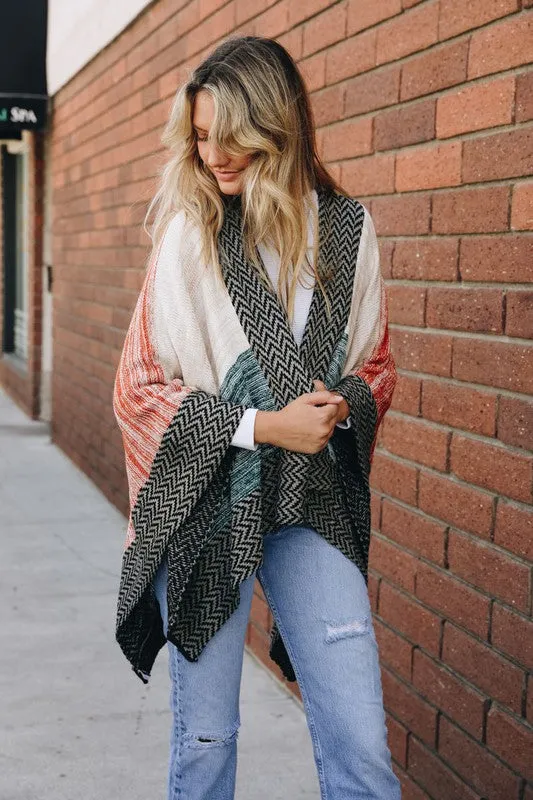 FIESTA OMBRE PONCHO