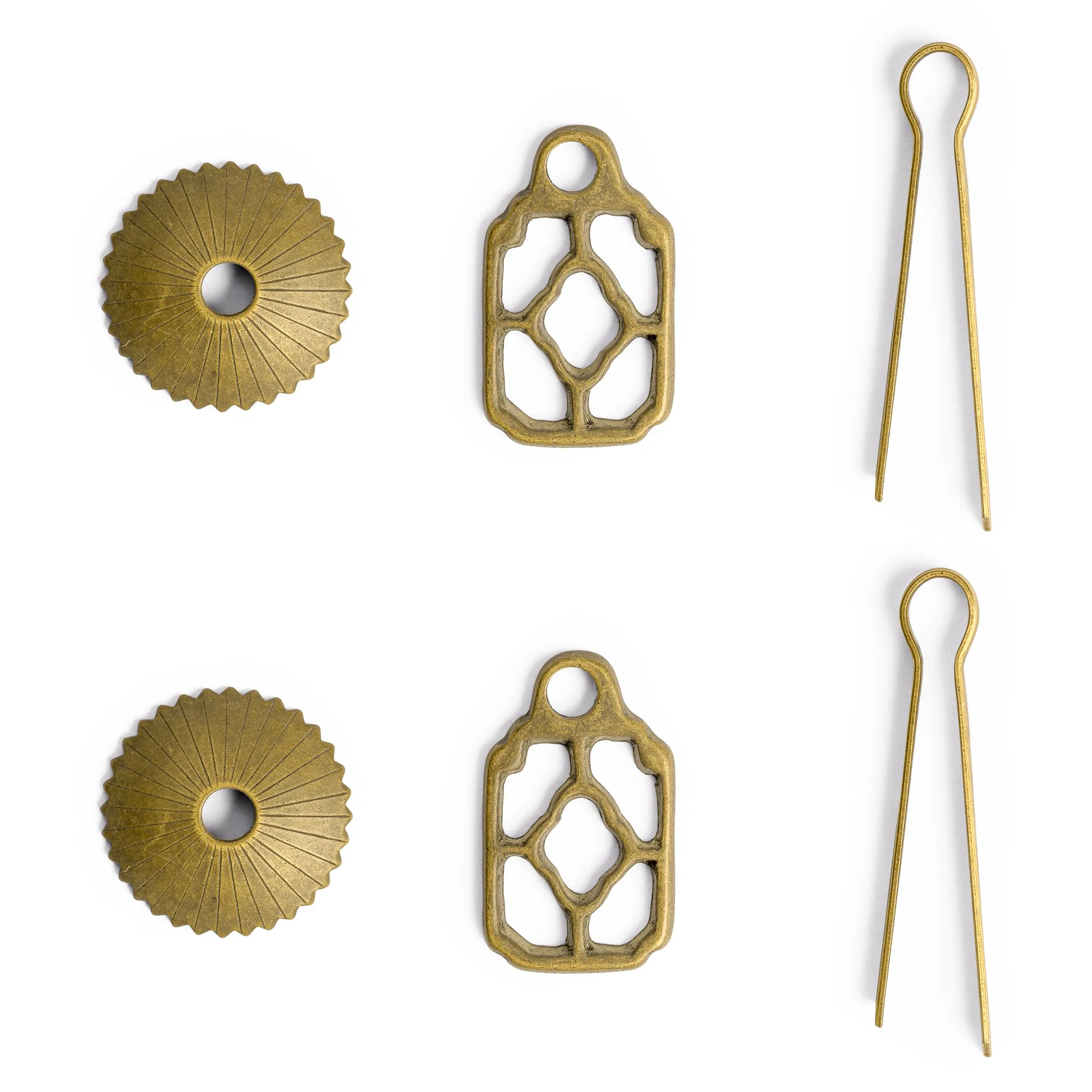 Flower Box Pulls 1.5" - Set of 2