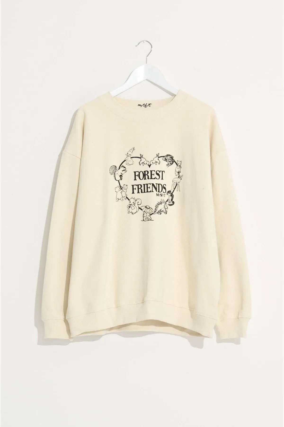 FOREST FRIENDS OS CREW - CREAM