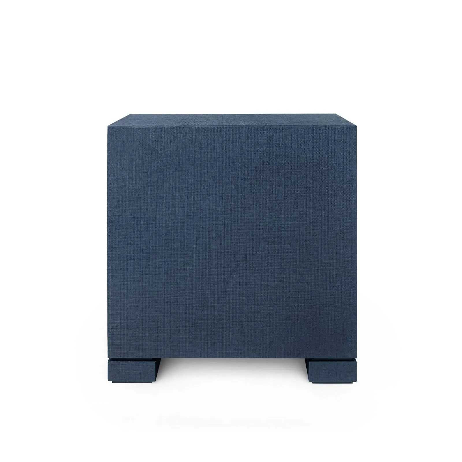 Frances 2-Drawer Side Table / Deep Navy